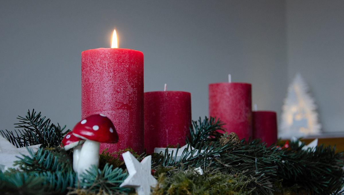 Kerzen zum Advent Sonntag